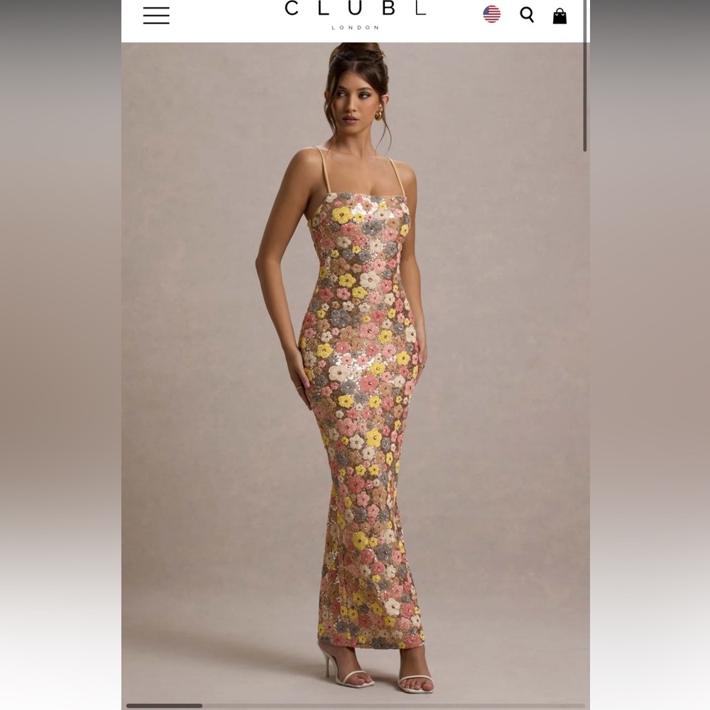 Floral Spaghetti Strap Dress